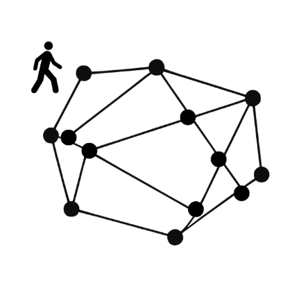 Traveling Salesman Problem visualisation showing optimal route between cities